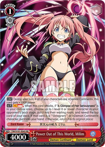 Power Out of This World, Milim [That Time I Got Reincarnated as a Slime Vol.3] | Cracking-Singles