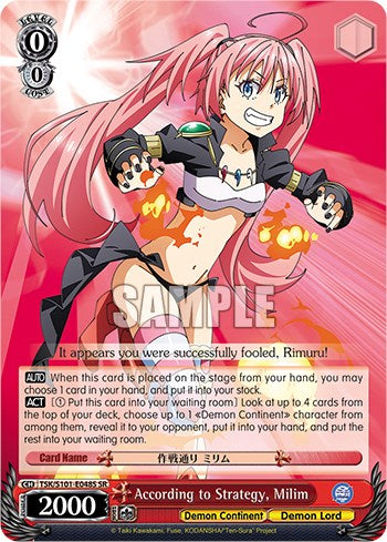 According to Strategy, Milim [That Time I Got Reincarnated as a Slime Vol.3] | Cracking-Singles