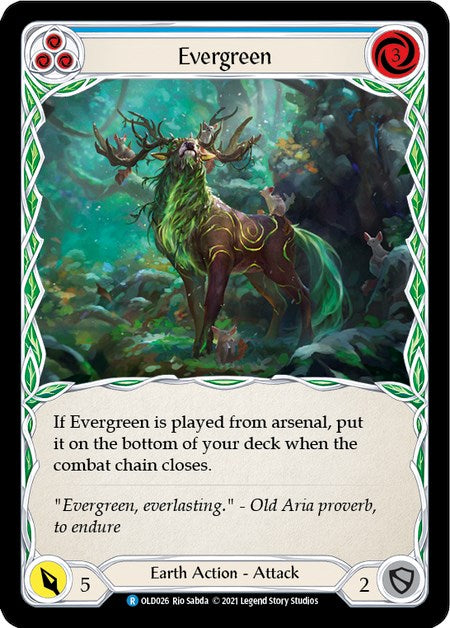 Evergreen (Blue) [OLD026] (Tales of Aria Oldhim Blitz Deck)  1st Edition Normal | Cracking-Singles