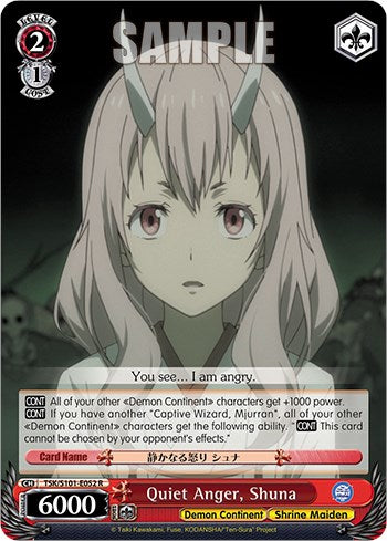 Quiet Anger, Shuna [That Time I Got Reincarnated as a Slime Vol.3] | Cracking-Singles