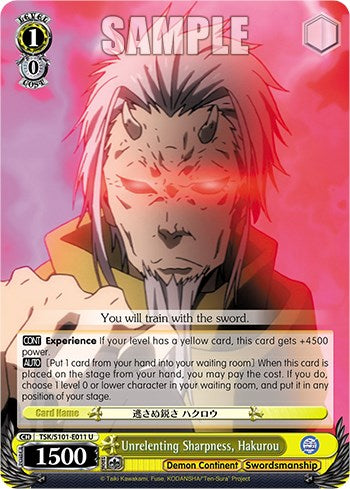 Unrelenting Sharpness, Hakurou [That Time I Got Reincarnated as a Slime Vol.3] | Cracking-Singles
