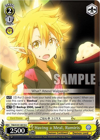 Having a Meal, Ramiris [That Time I Got Reincarnated as a Slime Vol.3] | Cracking-Singles