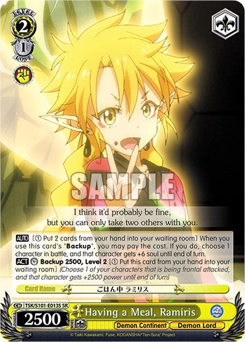 Having a Meal, Ramiris [That Time I Got Reincarnated as a Slime Vol.3] | Cracking-Singles