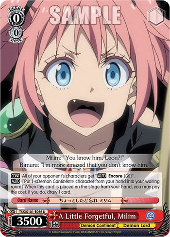 A Little Forgetful, Milim [That Time I Got Reincarnated as a Slime Vol.3] | Cracking-Singles