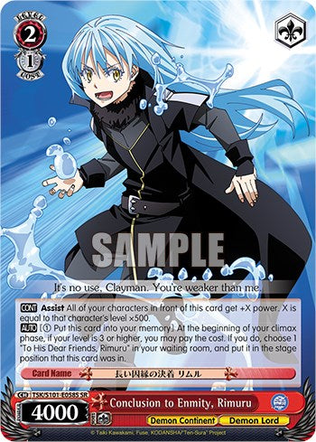 Conclusion to Enmity, Rimuru [That Time I Got Reincarnated as a Slime Vol.3] | Cracking-Singles
