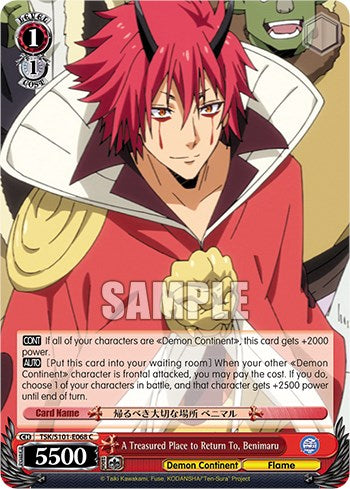 A Treasured Place to Return To, Benimaru [That Time I Got Reincarnated as a Slime Vol.3] | Cracking-Singles