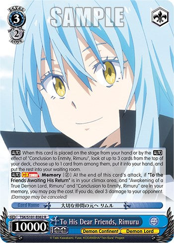 To His Dear Friends, Rimuru [That Time I Got Reincarnated as a Slime Vol.3] | Cracking-Singles