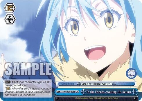 To the Friends Awaiting His Return [That Time I Got Reincarnated as a Slime Vol.3] | Cracking-Singles