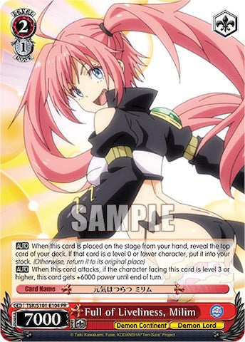 Full of Liveliness, Milim [That Time I Got Reincarnated as a Slime Vol.3] | Cracking-Singles