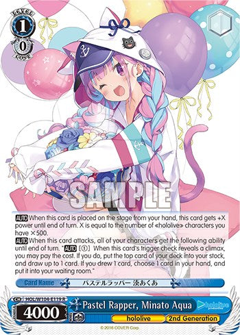 Pastel Rapper, Minato Aqua [hololive production Vol. 2] | Cracking-Singles