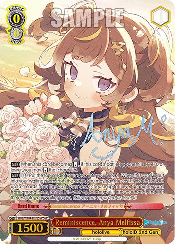 Reminiscence, Anya Melfissa [hololive production Vol. 2] | Cracking-Singles