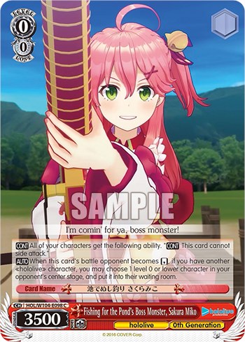 Fishing for the Pond's Boss Monster, Sakura Miko [hololive production Vol. 2] | Cracking-Singles
