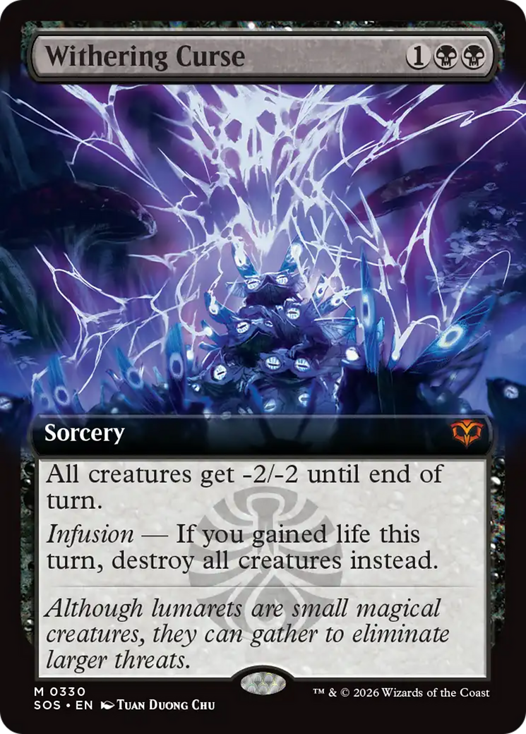 Withering Curse (Extended Art) [Secrets of Strixhaven] | Cracking-Singles