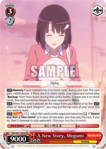 A New Story, Megumi [Saekano How to Raise a Boring Girlfriend. flat] | Cracking-Singles