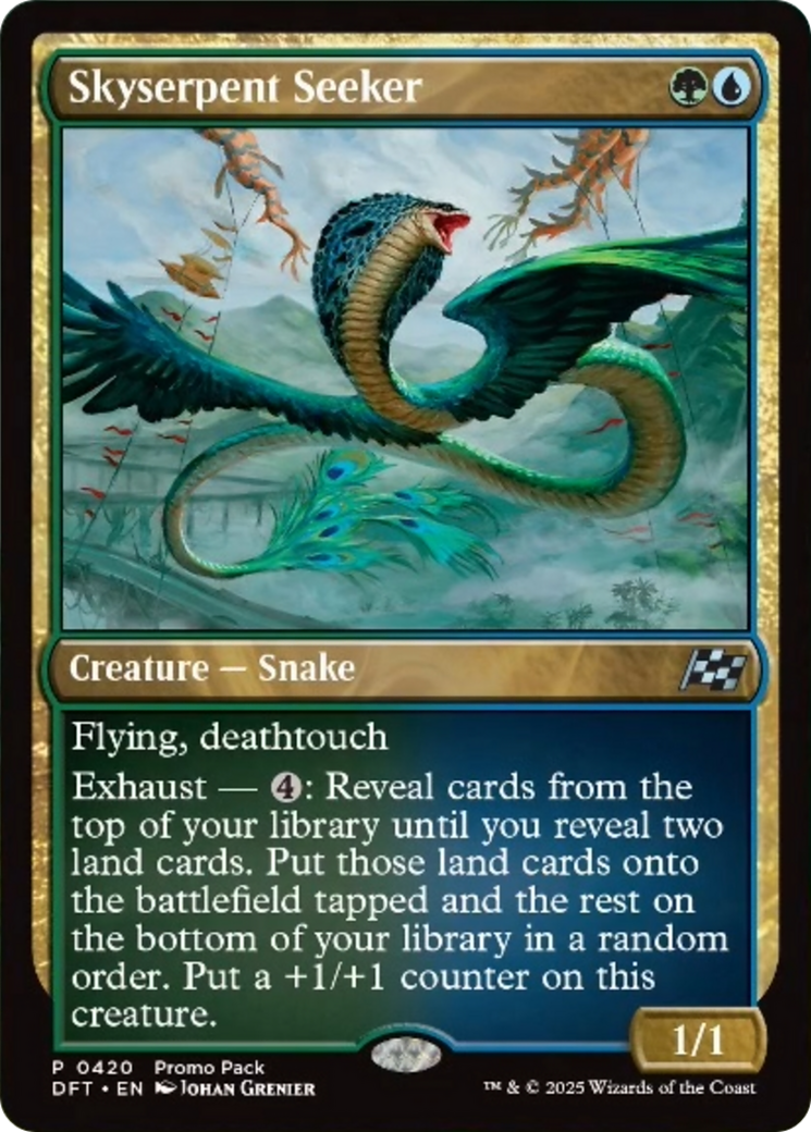 Skyserpent Seeker (Promo Pack) [Aetherdrift Promos] | Cracking-Singles