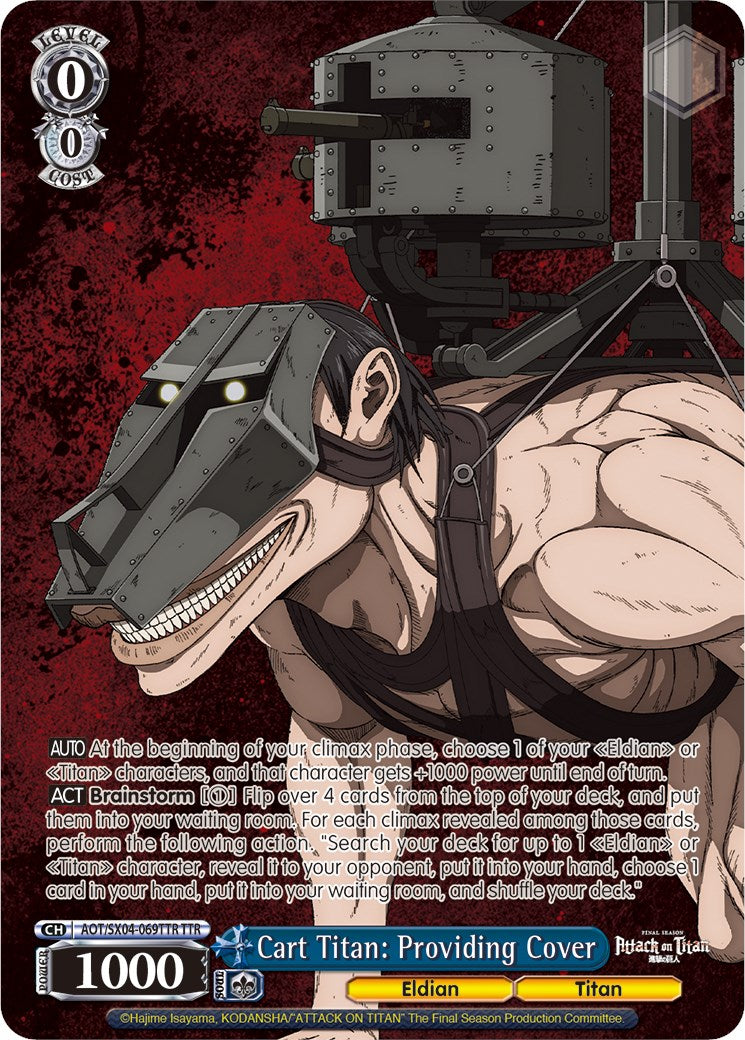 Cart Titan: Providing Cover (Foil) [Attack On Titan: Final Season] | Cracking-Singles