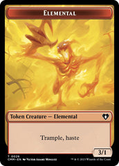 Elemental (0026) // Ogre Double-Sided Token [Commander Masters Tokens] | Cracking-Singles