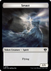 Spirit (0010) // Elemental (0025) Double-Sided Token [Commander Masters Tokens] | Cracking-Singles