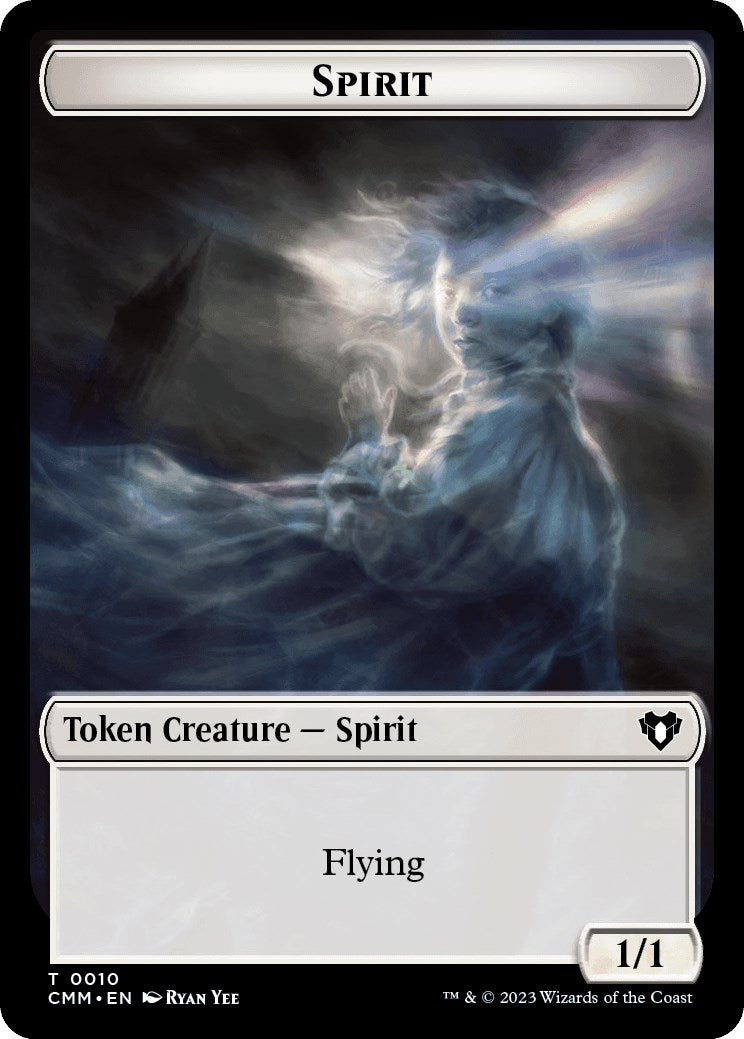 Spirit (0010) // Kor Soldier Double-Sided Token [Commander Masters Tokens] | Cracking-Singles