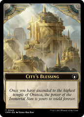 City's Blessing // Elf Druid Double-Sided Token [Commander Masters Tokens] | Cracking-Singles