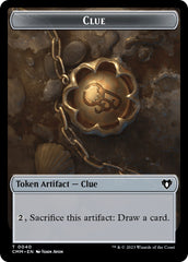Clue // Elemental (0025) Double-Sided Token [Commander Masters Tokens] | Cracking-Singles