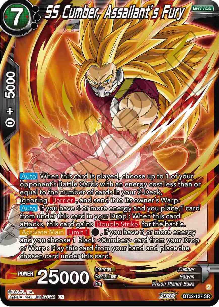 SS Cumber, Assailant's Fury (BT22-127) [Critical Blow] | Cracking-Singles