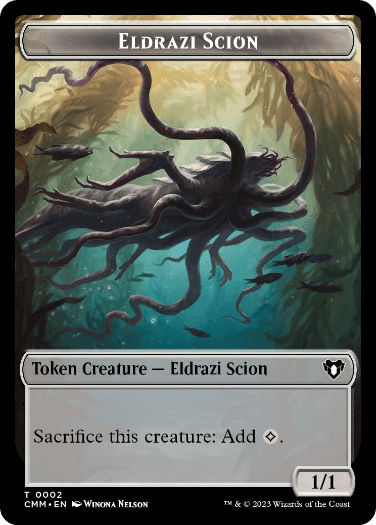 Eldrazi Scion // Thrull Double-Sided Token [Commander Masters Tokens] | Cracking-Singles