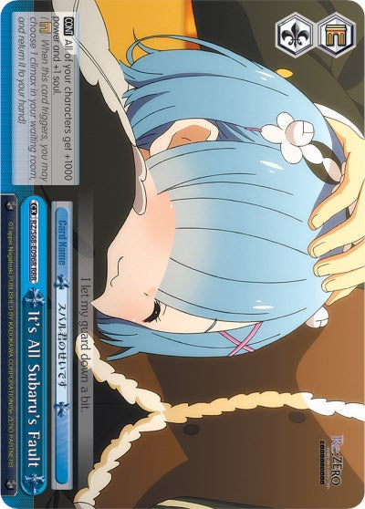 It's All Subaru's Fault (RZ/S68-E096R RRR) [Re:ZERO Memory Snow] | Cracking-Singles