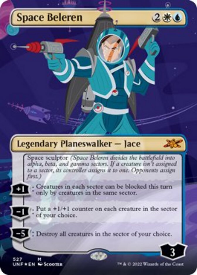Space Beleren (Borderless) (Galaxy Foil) [Unfinity] | Cracking-Singles