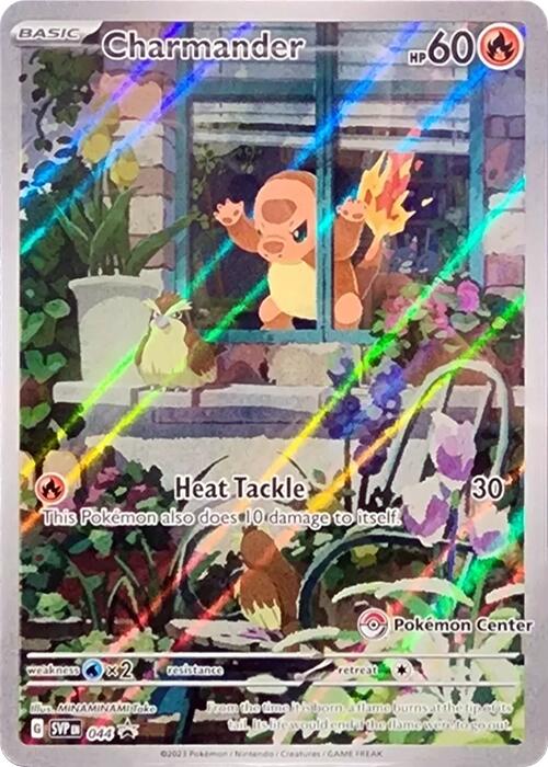 Charmander (044) (Pokemon Center Exclusive) [Scarlet & Violet: Black Star Promos] | Cracking-Singles