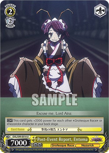 Post-Event Report, Entoma [Nazarick: Tomb of the Undead Vol.2] | Cracking-Singles