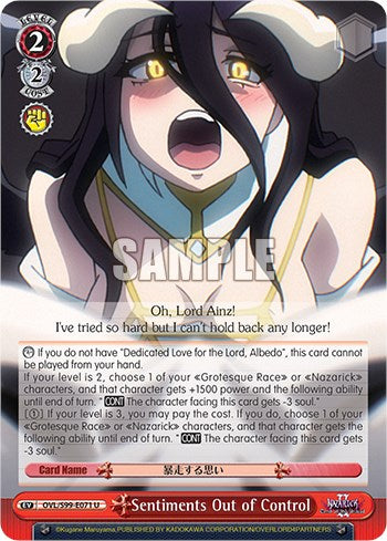 Sentiments Out of Control [Nazarick: Tomb of the Undead Vol.2] | Cracking-Singles