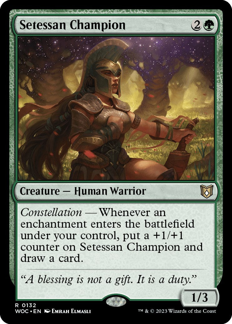 Setessan Champion [Wilds of Eldraine Commander] | Cracking-Singles