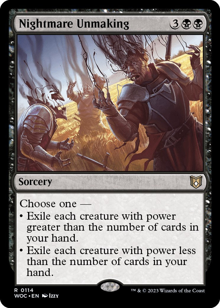 Nightmare Unmaking [Wilds of Eldraine Commander] | Cracking-Singles