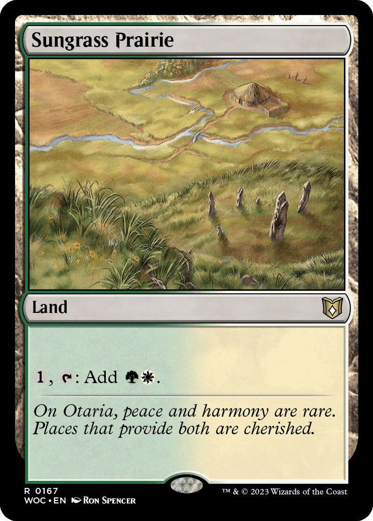 Sungrass Prairie [Wilds of Eldraine Commander] | Cracking-Singles
