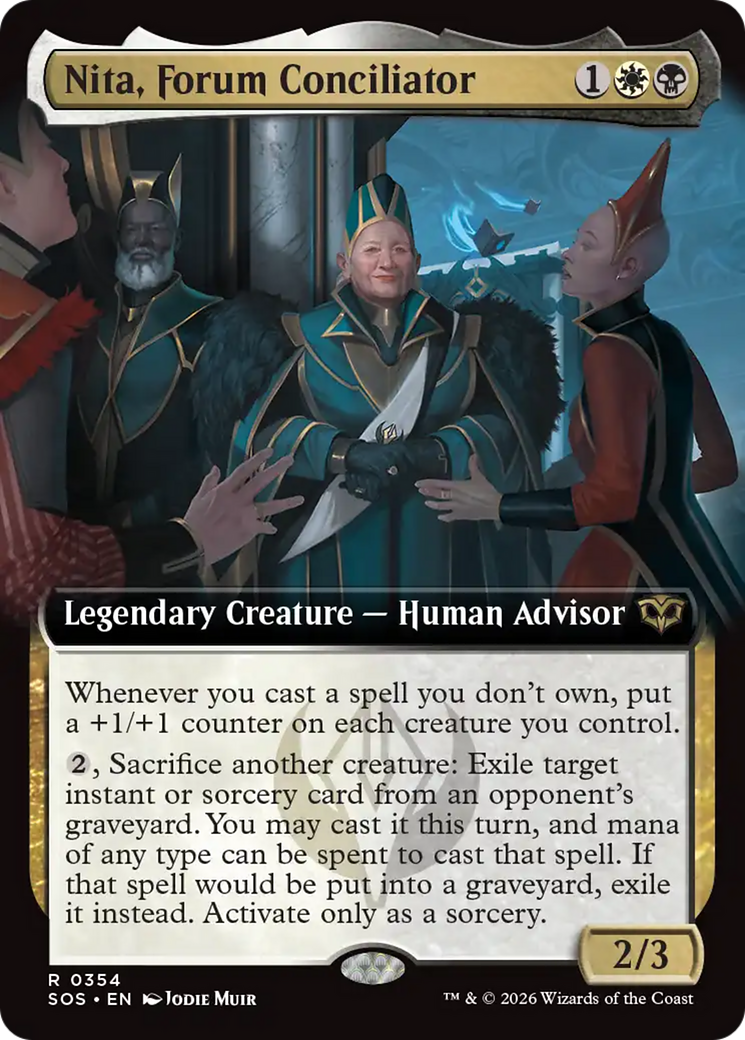 Nita, Forum Conciliator (Extended Art) [Secrets of Strixhaven] | Cracking-Singles