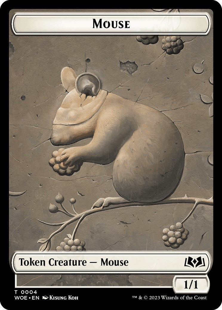 Mouse Token [Wilds of Eldraine Tokens] | Cracking-Singles