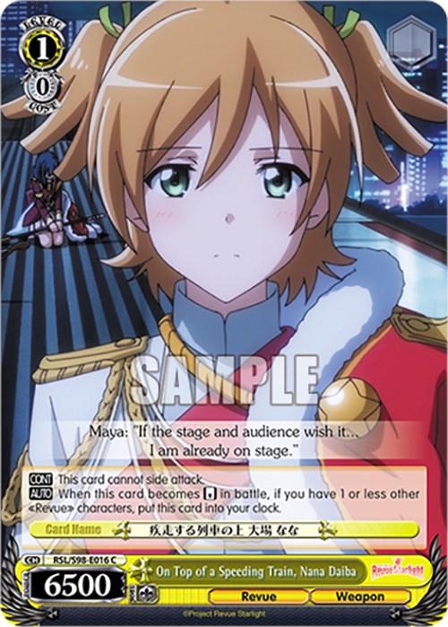 On Top of a Speeding Train, Nana Daiba (RSL/S98-E016 C) [Revue Starlight The Movie] | Cracking-Singles