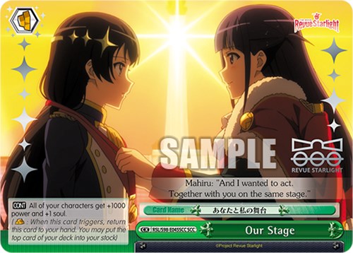 Our Stage (RSL/S98-E045SCC SCC) [Revue Starlight The Movie] | Cracking-Singles