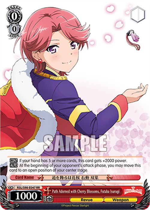 Path Adorned with Cherry Blossoms, Futaba Isurugi (RSL/S98-E047 RR) [Revue Starlight The Movie] | Cracking-Singles