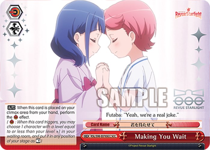 Making You Wait (RSL/S98-E076SCC SCC) [Revue Starlight The Movie] | Cracking-Singles