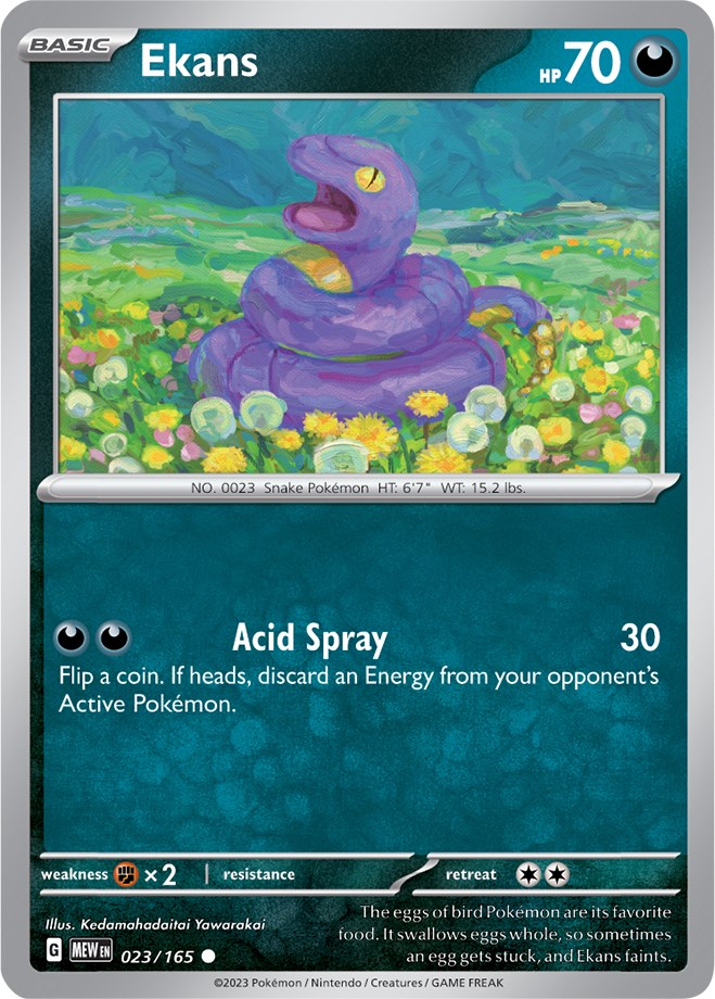 Ekans (023/165) [Scarlet & Violet 151] | Cracking-Singles