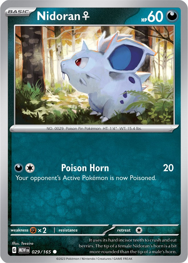 Nidoran F (029/165) [Scarlet & Violet 151] | Cracking-Singles