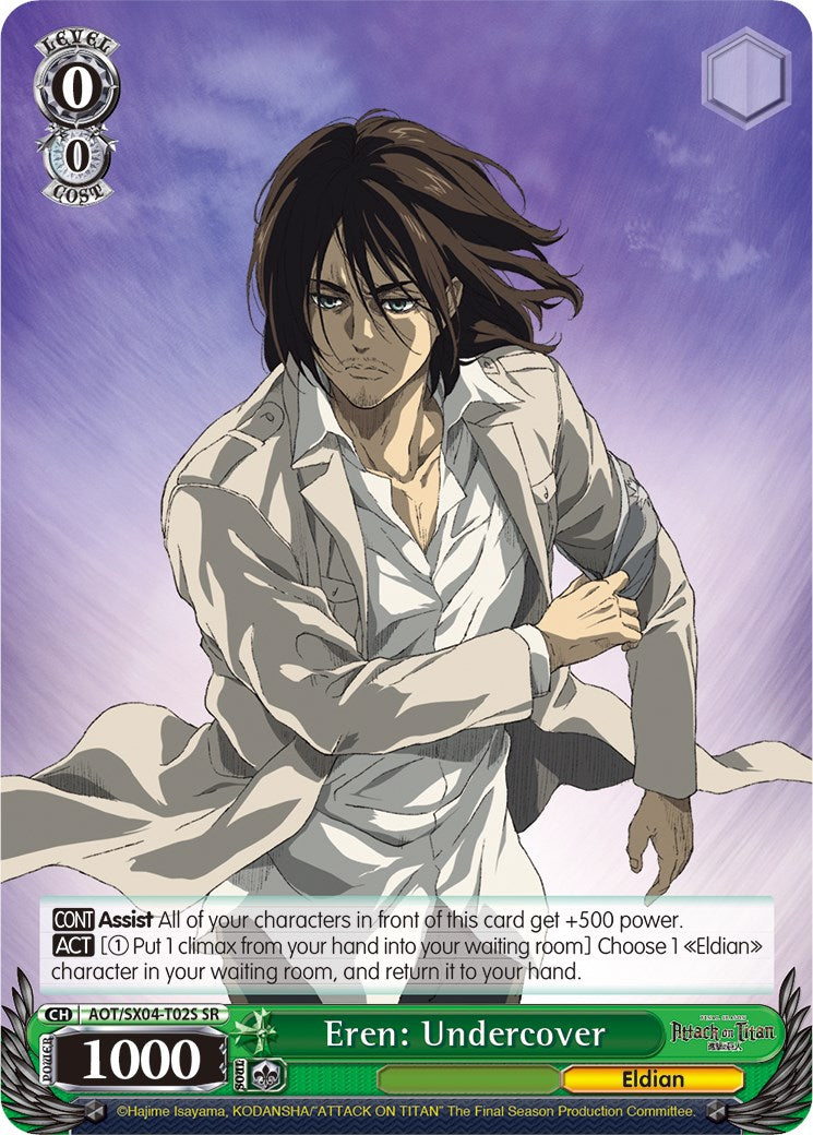 Eren: Undercover (Foil) [Attack On Titan: Final Season] | Cracking-Singles