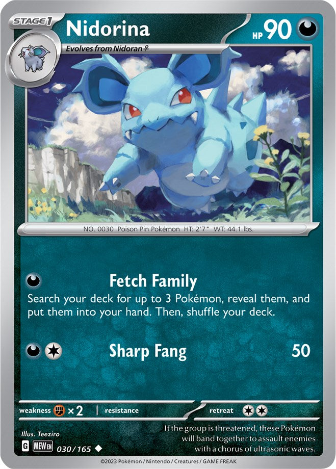 Nidorina (030/165) [Scarlet & Violet 151] | Cracking-Singles