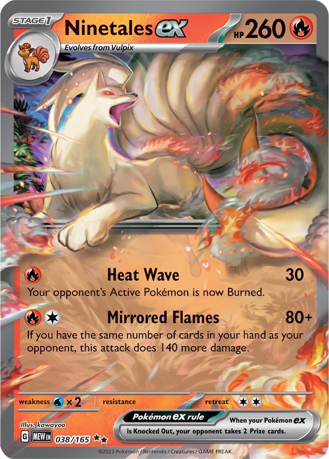 Ninetales ex (038/165) [Scarlet & Violet 151] | Cracking-Singles