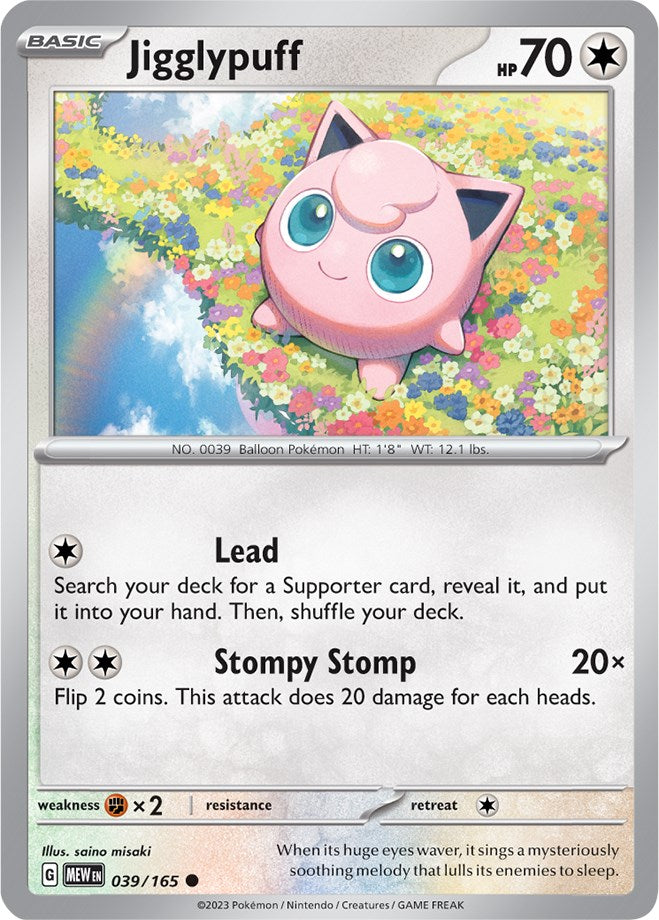 Jigglypuff (039/165) [Scarlet & Violet 151] | Cracking-Singles