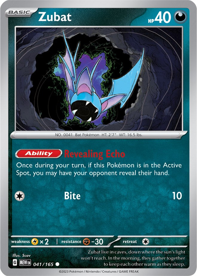 Zubat (041/165) [Scarlet & Violet 151] | Cracking-Singles
