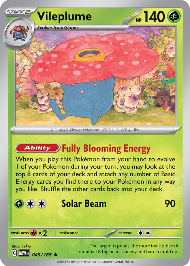 Vileplume (045/165) [Scarlet & Violet 151] | Cracking-Singles