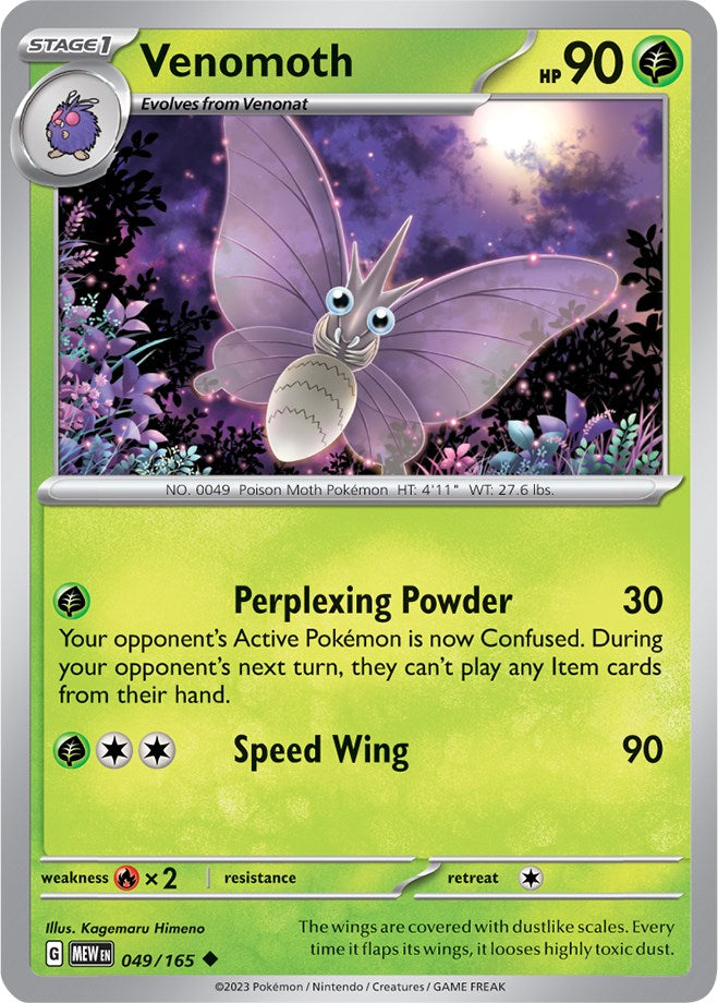 Venomoth (049/165) [Scarlet & Violet 151] | Cracking-Singles